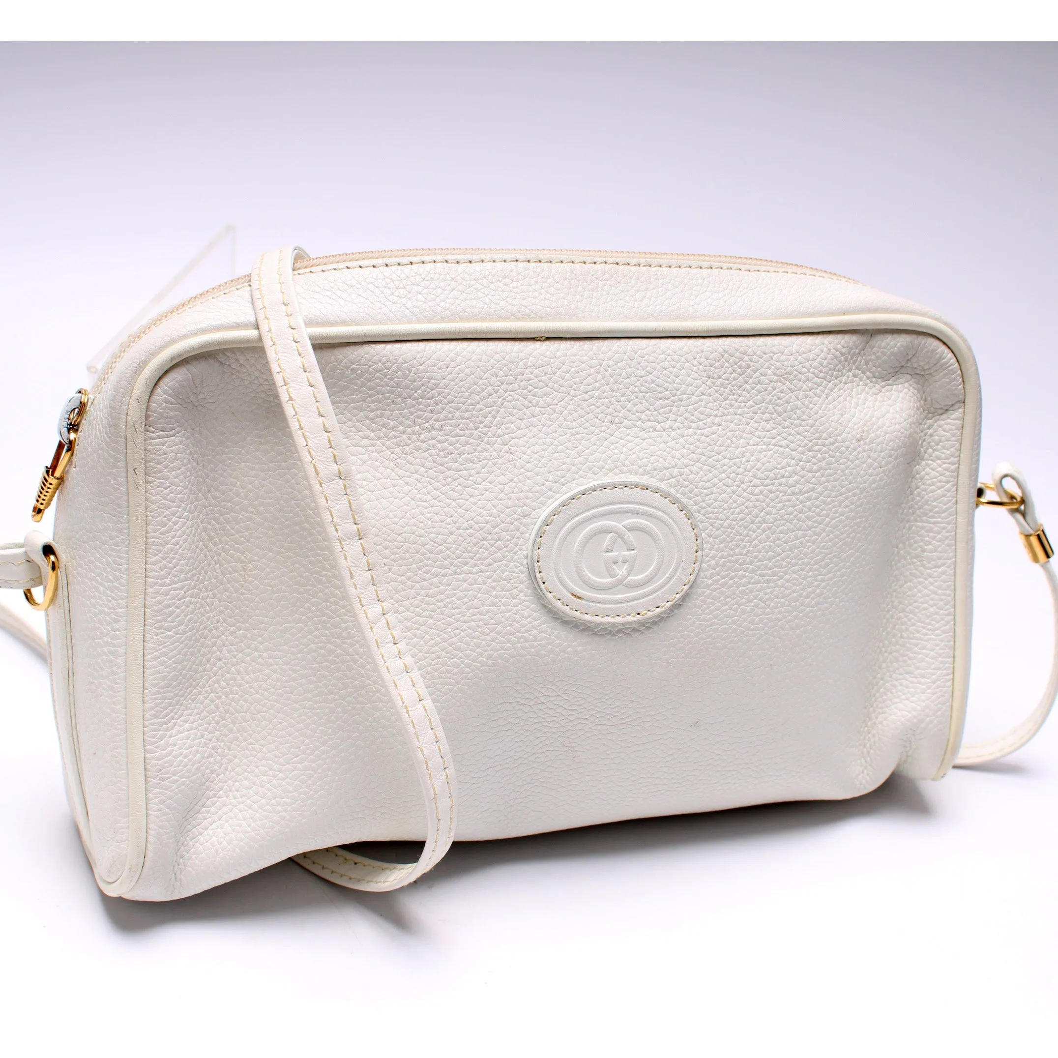 007-1112 Vintage Leather Shoulder Bag