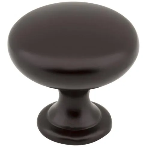 1-3/16" Diameter Dark Bronze Madison Cabinet Mushroom Knob #3910-ORB