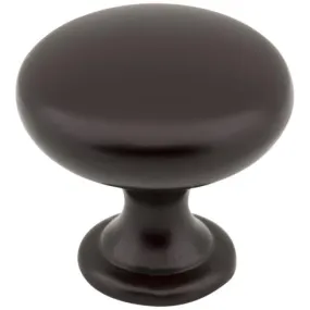 1-3/16" Diameter Dark Bronze Madison Cabinet Mushroom Knob #3910-ORB