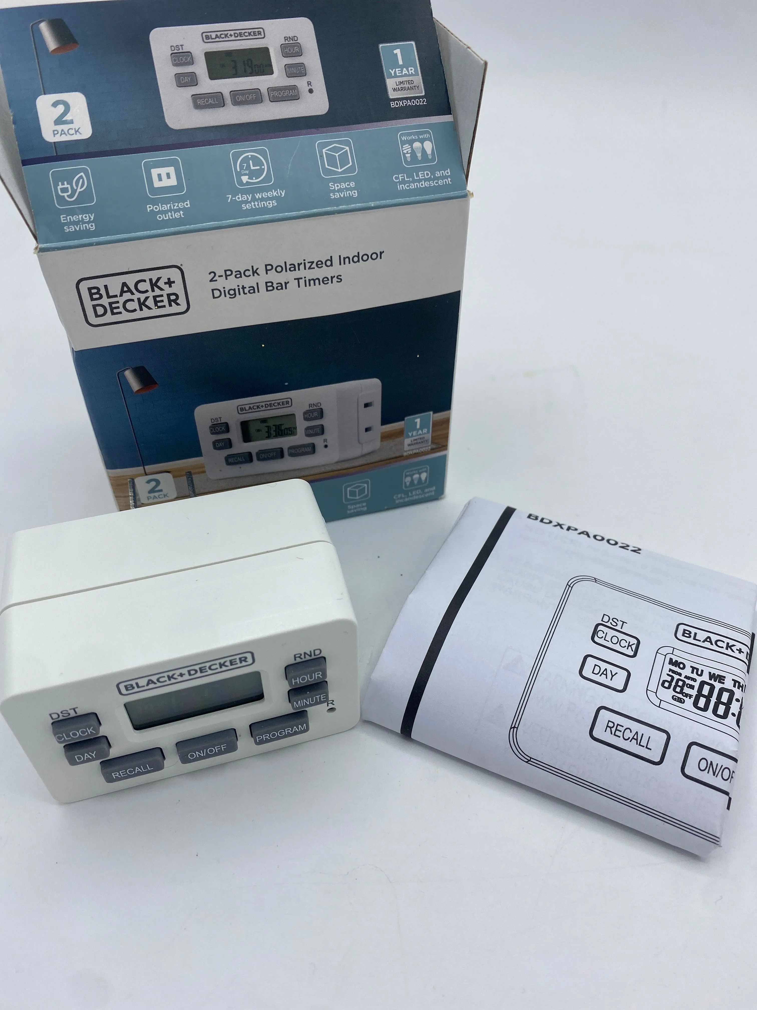 2-Pack Digital Bar Timers