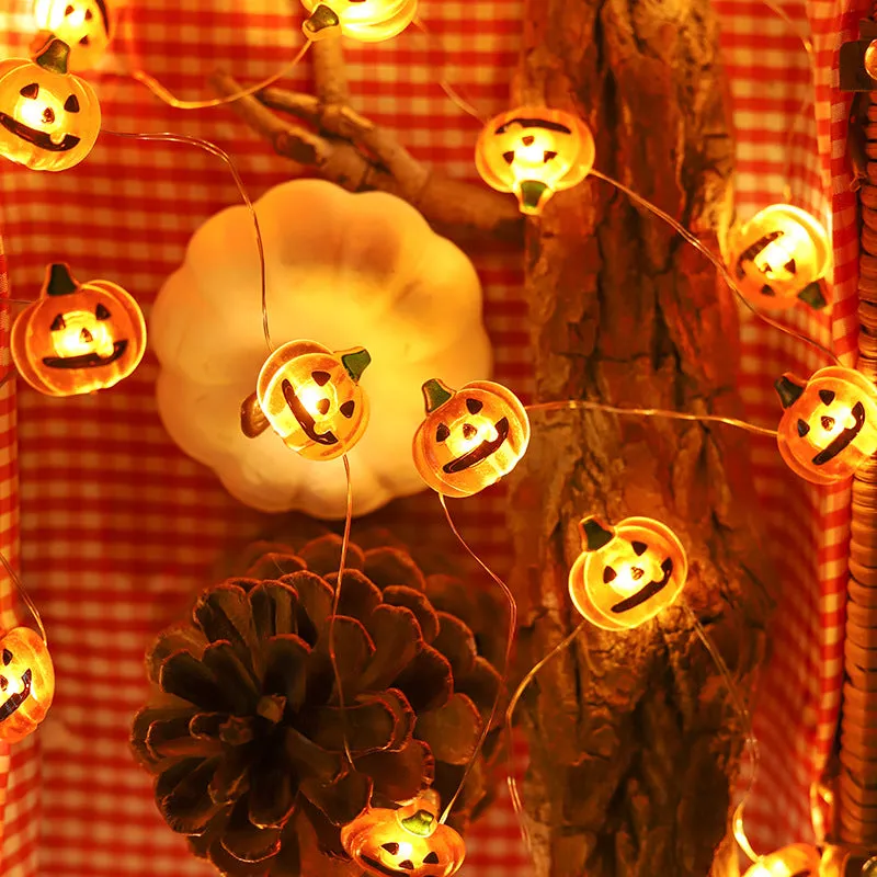 2x Halloween Xmas Christmas Gifts Decoration New LED Series Lighting Chain Pumpkin Shape