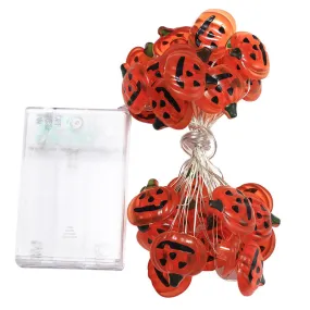 2x Halloween Xmas Christmas Gifts Decoration New LED Series Lighting Chain Pumpkin Shape