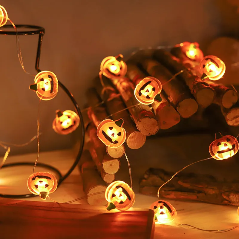 2x Halloween Xmas Christmas Gifts Decoration New LED Series Lighting Chain Pumpkin Shape