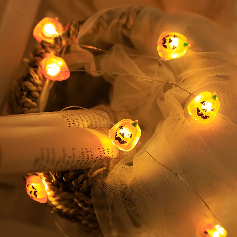 2x Halloween Xmas Christmas Gifts Decoration New LED Series Lighting Chain Pumpkin Shape