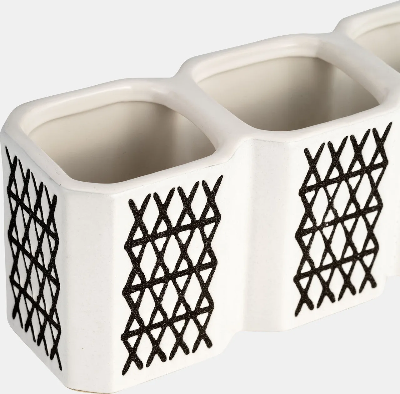 3-cup X-pen Holder, Black