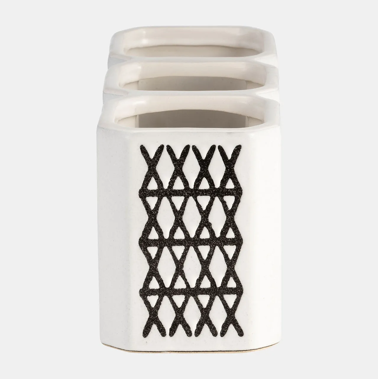 3-cup X-pen Holder, Black