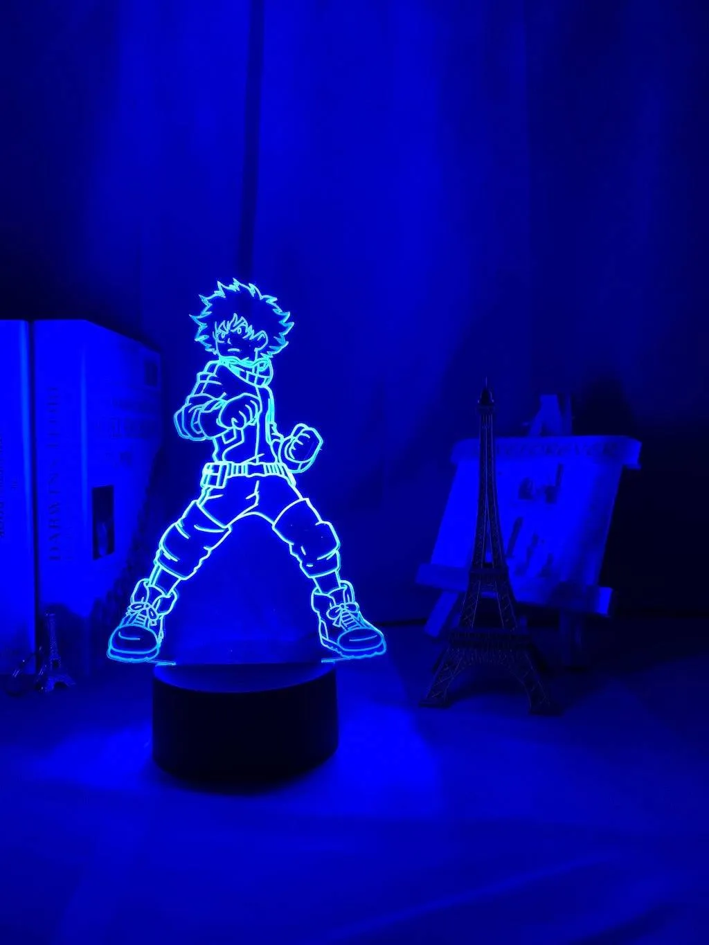 3D Lamp Izuku Midoriya Figure Kids Bedroom Nightlight Led Touch Sensor Room Lighting Anime My Hero Academia Gift Led Night Light