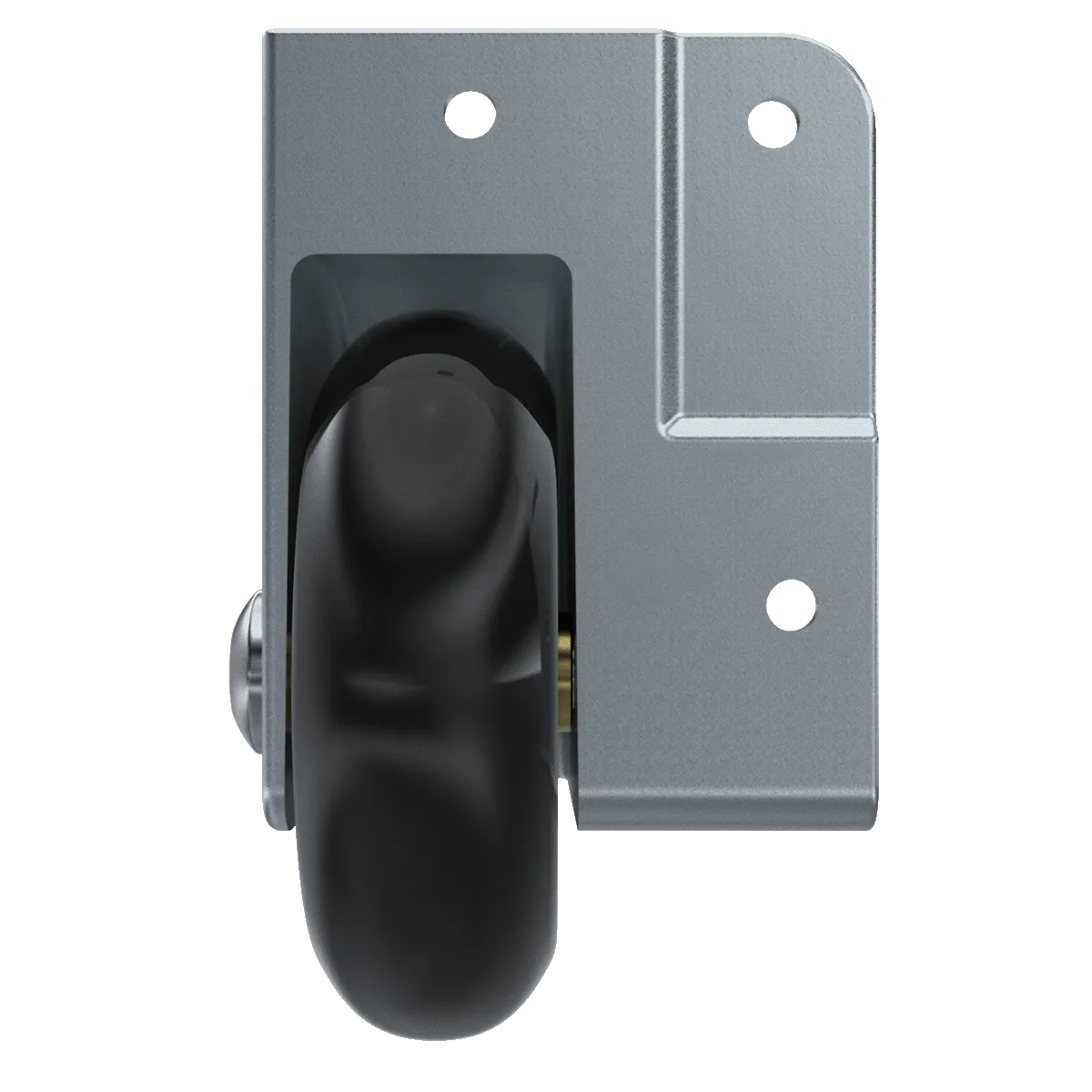 3" Silver 7/8"-Offset Corner Caster
