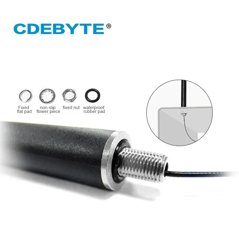4G Antenna 3dBi Rubber Rod IPEX-1 High Gain for Equipment Cabinet Logistic Fleet Property Security Taxi Fleet TX4G-JZLW-15