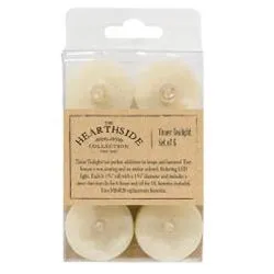 6Pk Ivory Timer Tealight