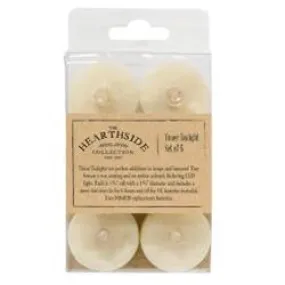 6Pk Ivory Timer Tealight