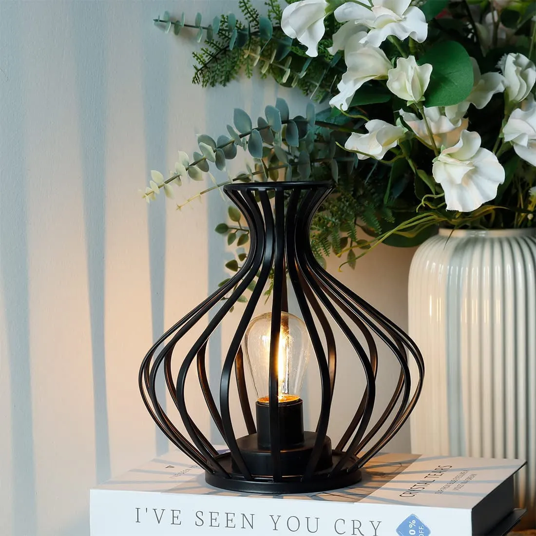 7.5''High Modern Style Battery Powered Table Lamp