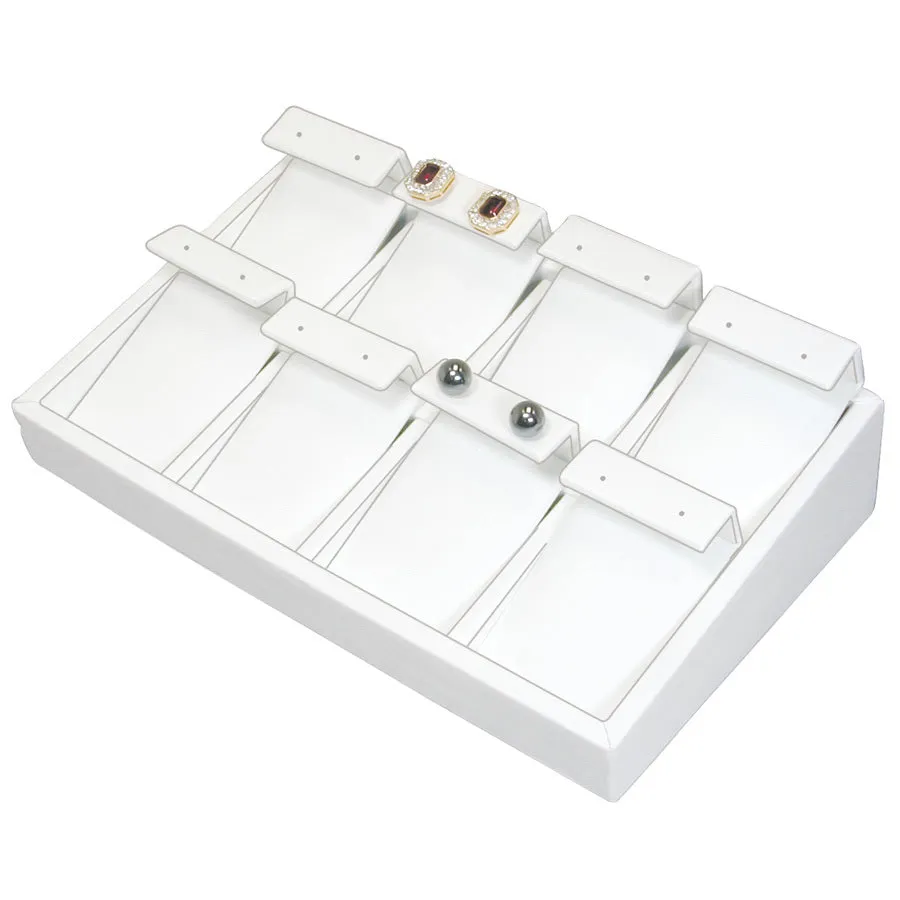 8-Pair Angled Drop Earring Display Trays, 9" L x 6" W
