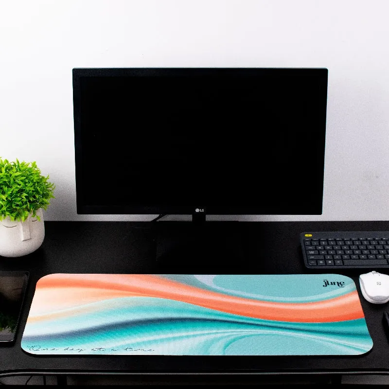 Abstract Waves Versatile Desk Mats Style 12