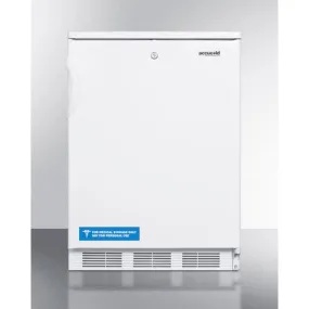 Accucold 24" Wide All-Refrigerator in White Exterior - FF7LW