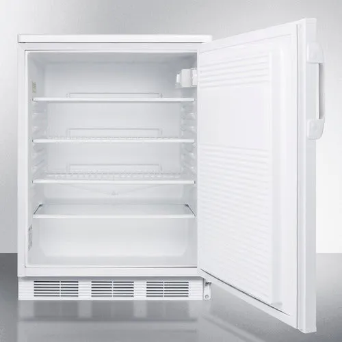 Accucold 24" Wide All-Refrigerator in White Exterior - FF7LW