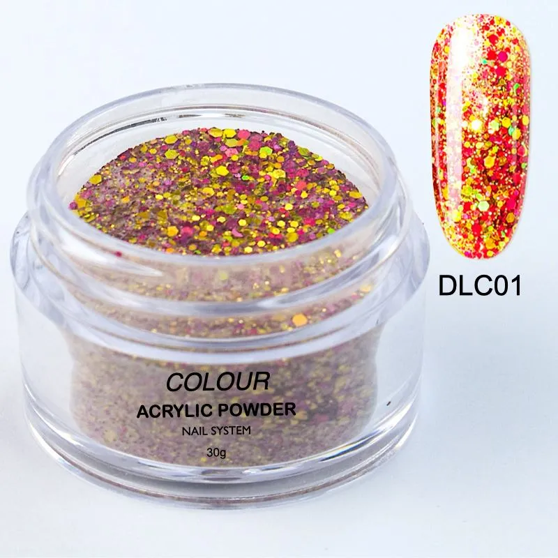 Acrylic Nail Powders - Galaxy Colours