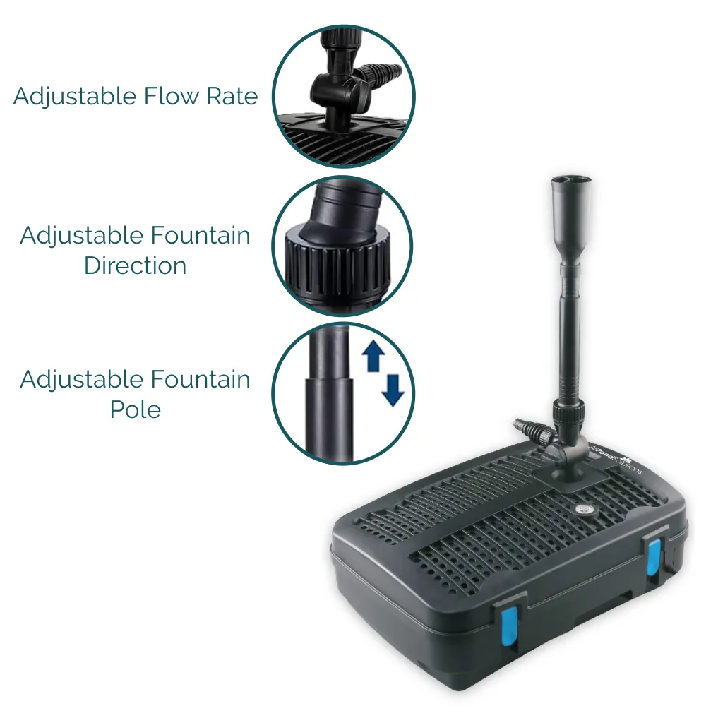 AllPondSolutions 2500L/H All In One Pond Pump Filter UV CUP-311
