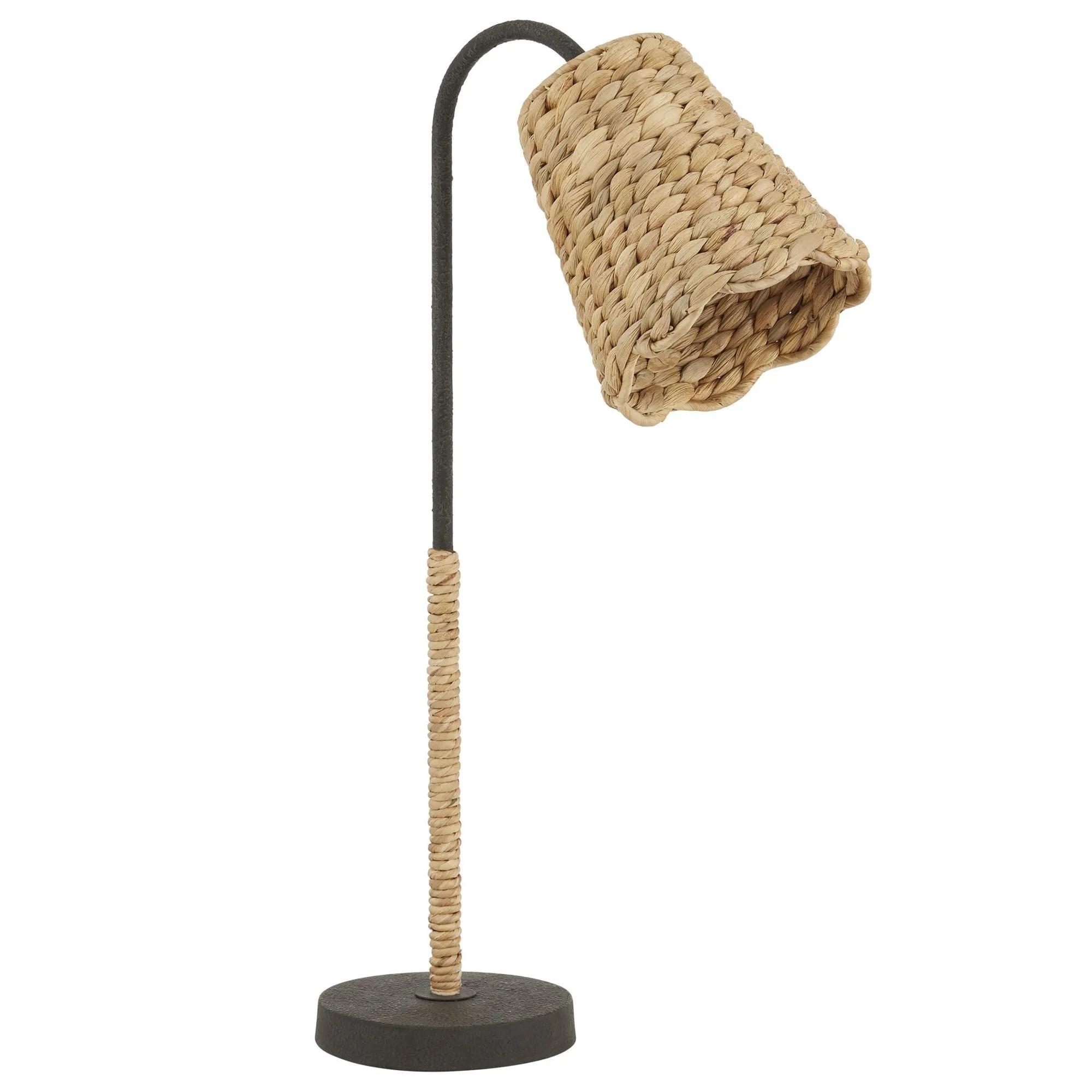 Annabelle Desk Lamp - Natural/Mole Black