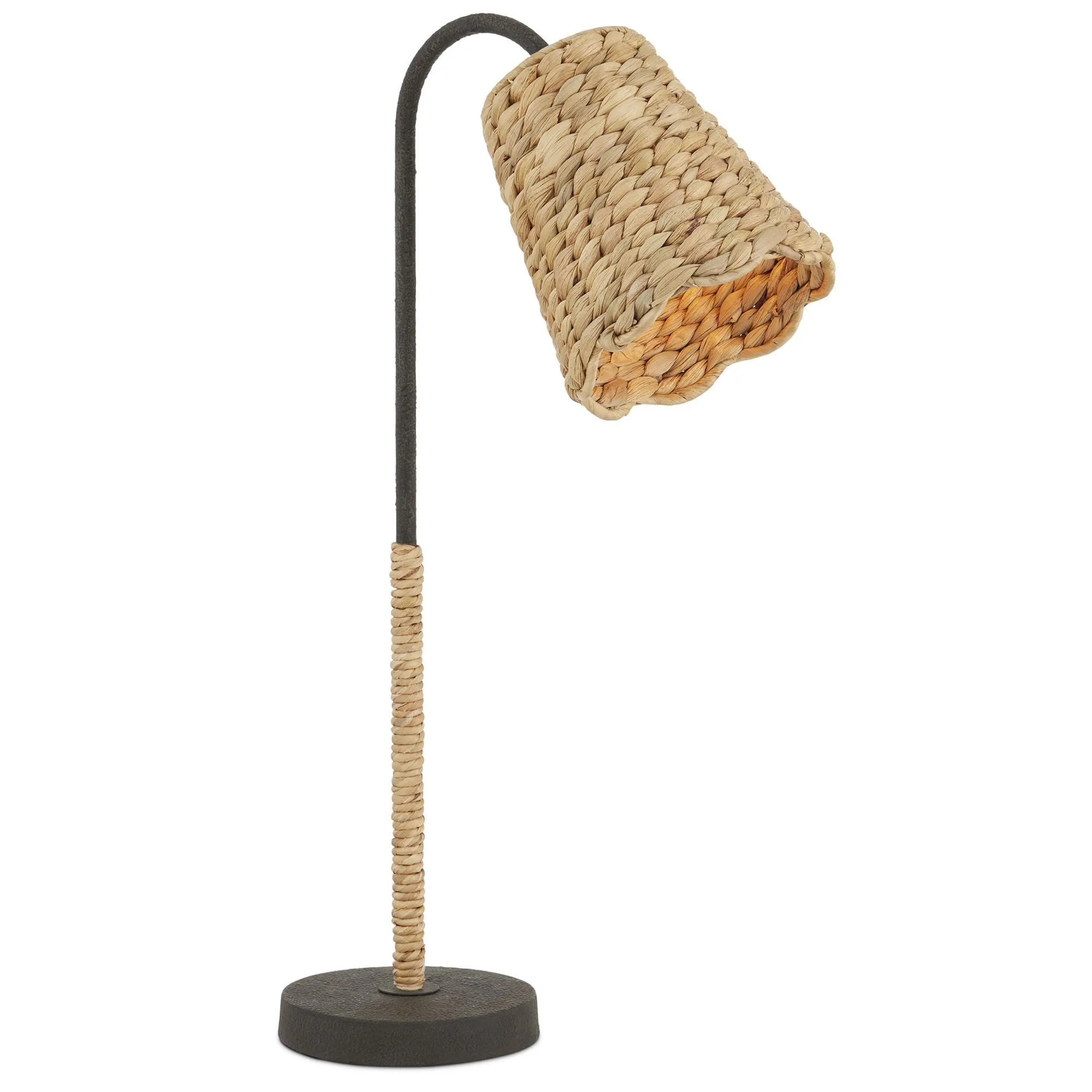 Annabelle Desk Lamp - Natural/Mole Black