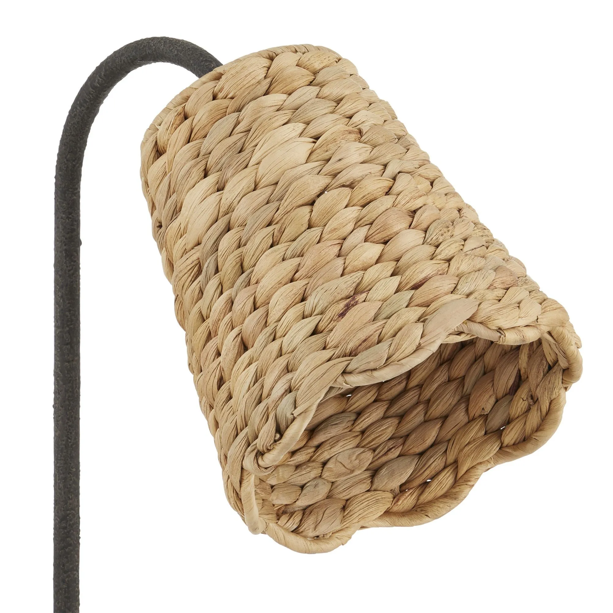 Annabelle Desk Lamp - Natural/Mole Black