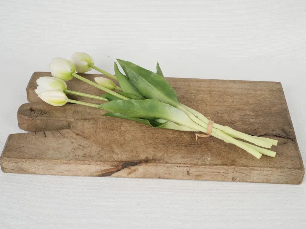 Antique French cutting board w/ cutout handle