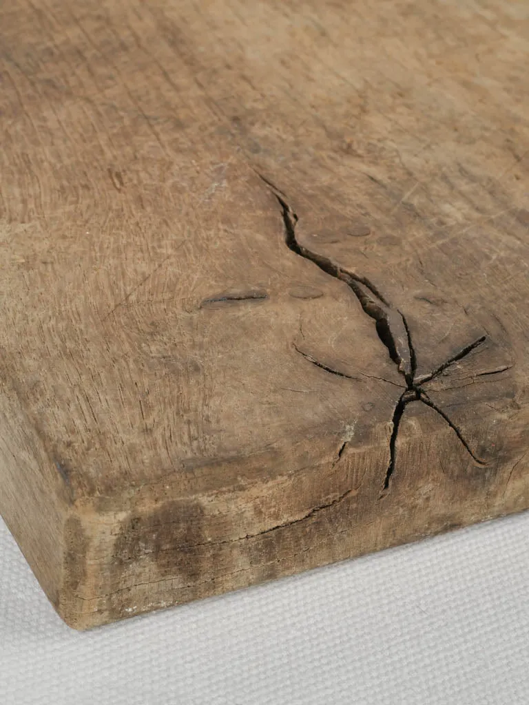 Antique French cutting board w/ cutout handle