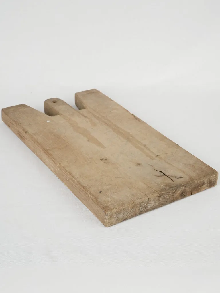 Antique French cutting board w/ cutout handle