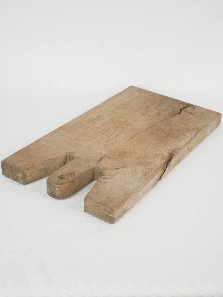 Antique French cutting board w/ cutout handle