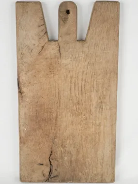 Antique French cutting board w/ cutout handle