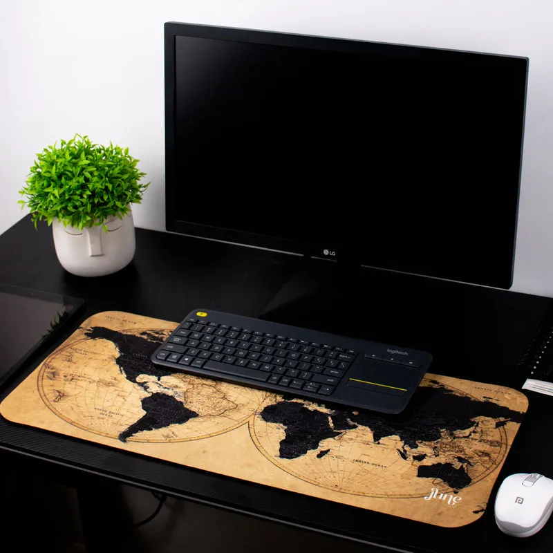Antique Map Versatile Desk Mats