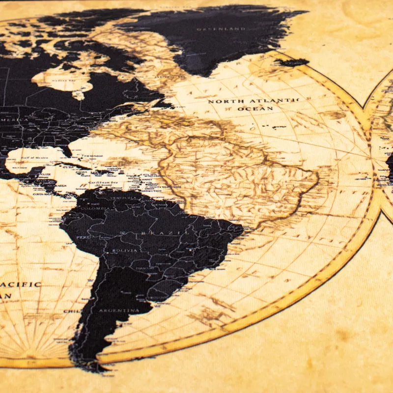 Antique Map Versatile Desk Mats