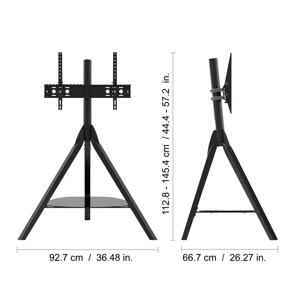 AVF Hoxton Freestanding Tripod TV Stand - Black | FSL1000HOXBB