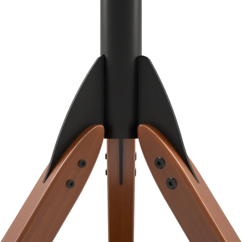 AVF Hoxton Freestanding Tripod TV Stand - Dark Wood & Black | FSL1000HOXDWB
