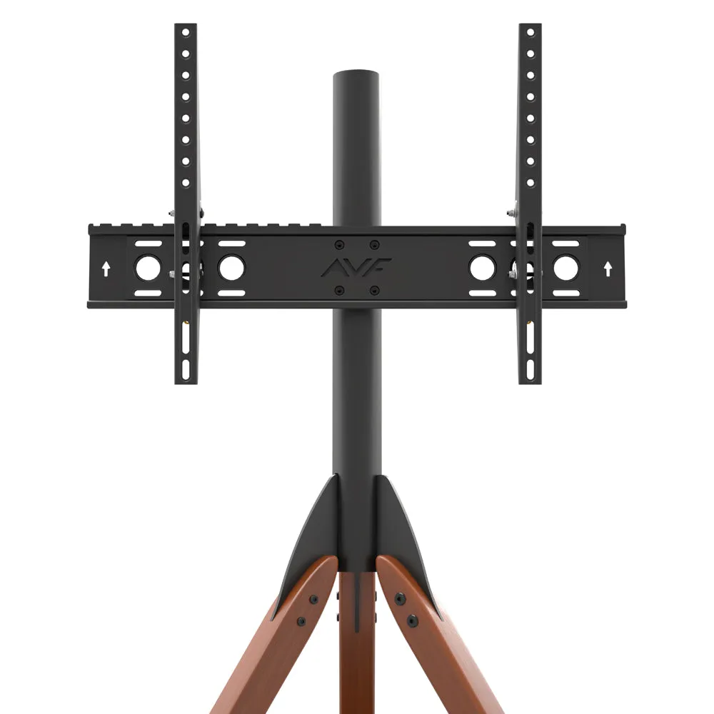 AVF Hoxton Freestanding Tripod TV Stand - Dark Wood & Black | FSL1000HOXDWB