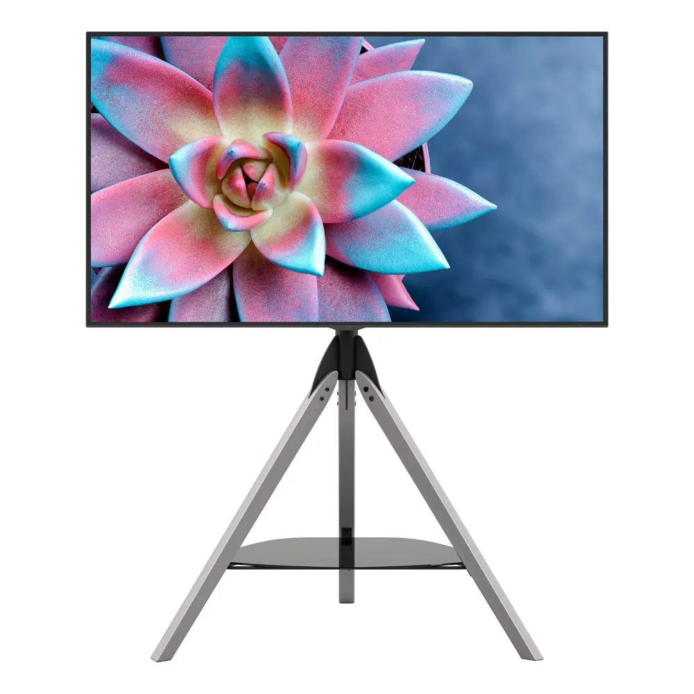 AVF Hoxton Freestanding Tripod TV Stand - Grey & Black | FSL1000HOXGB