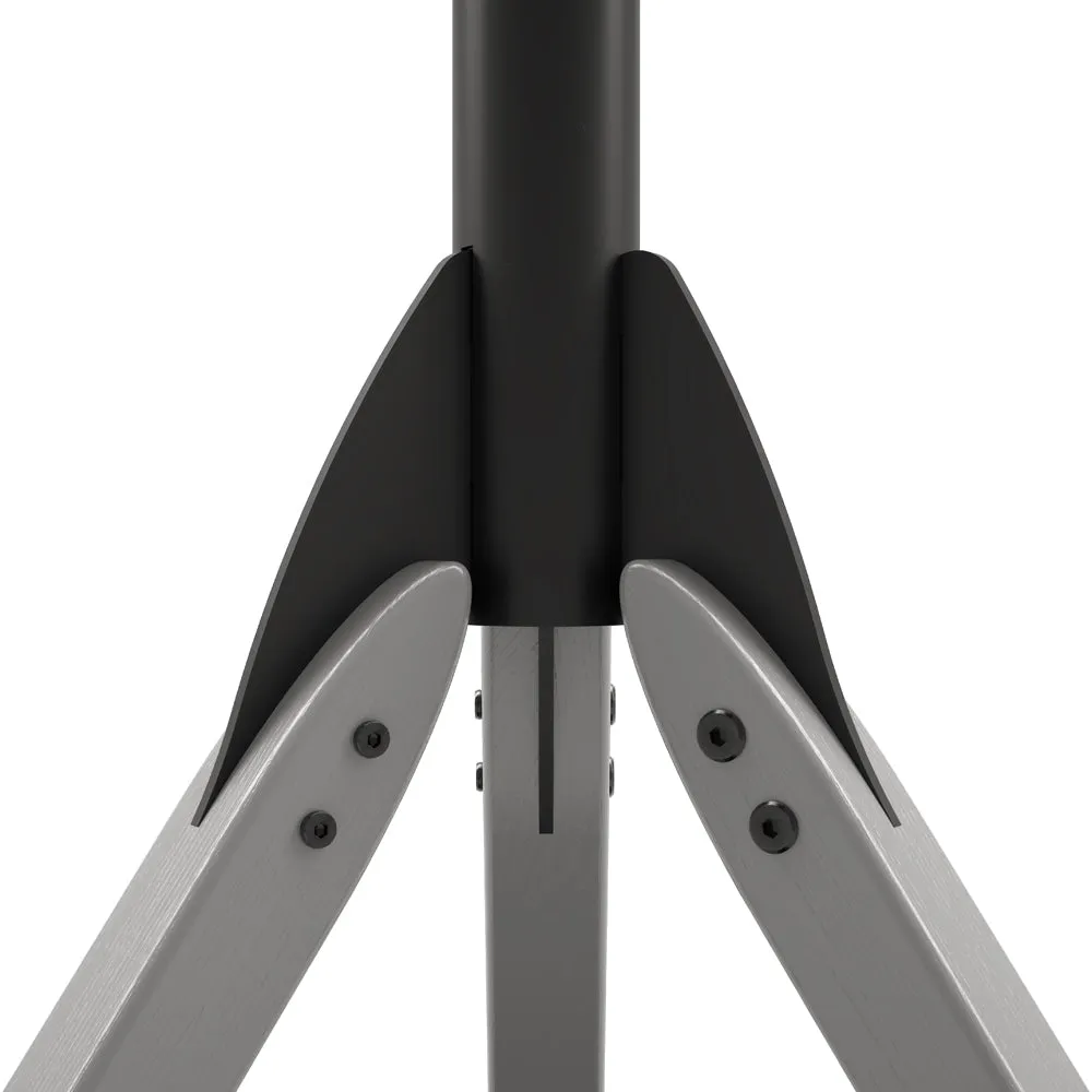 AVF Hoxton Freestanding Tripod TV Stand - Grey & Black | FSL1000HOXGB