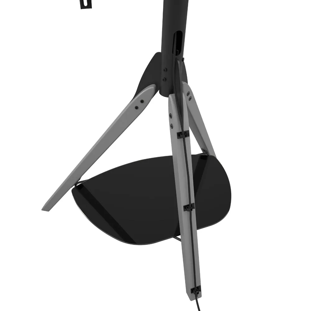 AVF Hoxton Freestanding Tripod TV Stand - Grey & Black | FSL1000HOXGB