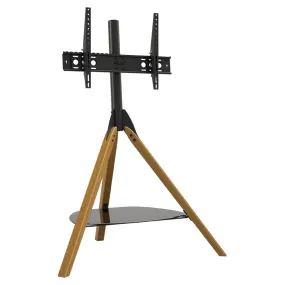 AVF Hoxton Freestanding Tripod TV Stand - Light Wood | FSL1000HOXLWB