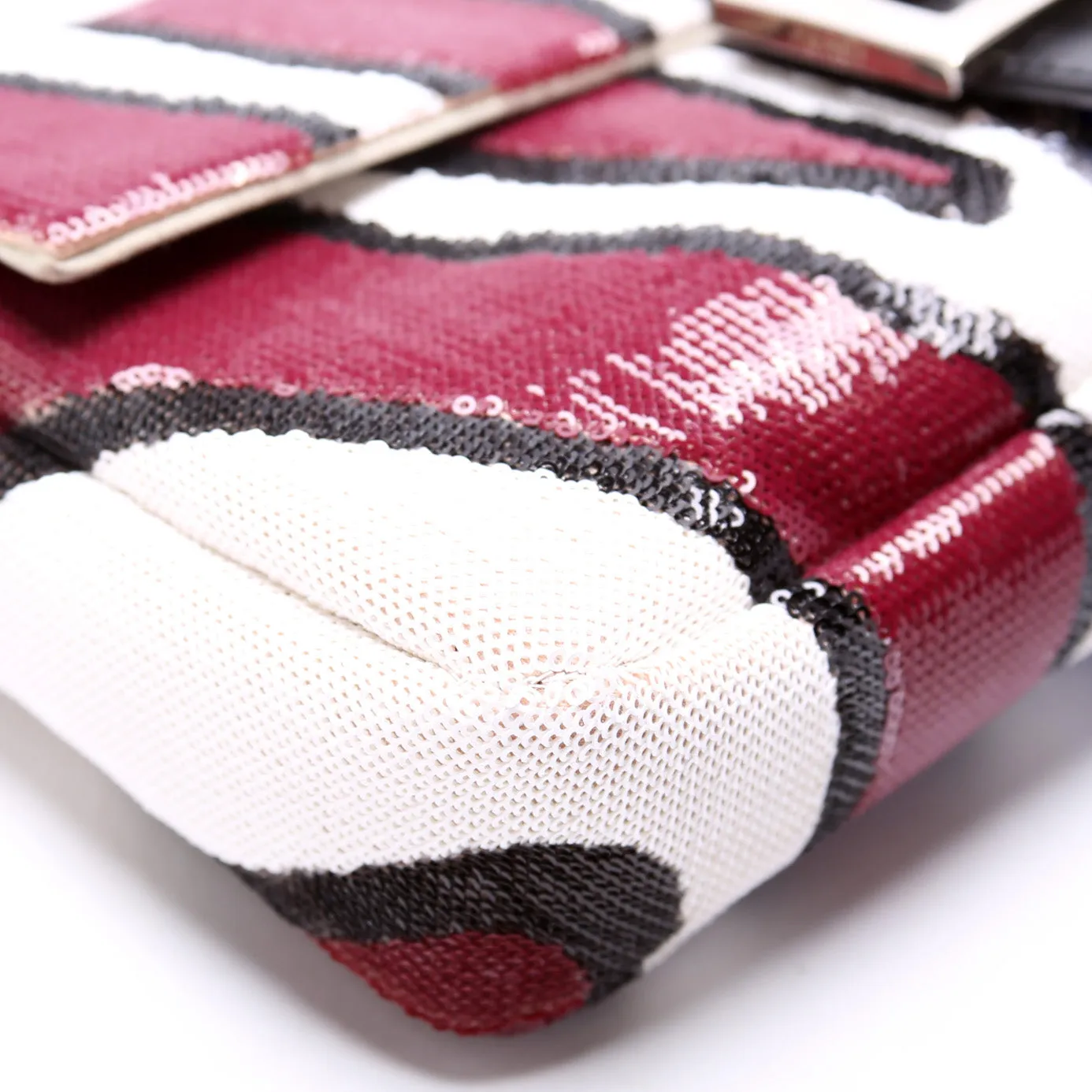 Baguette Sequined Zebra Stripe 8BR600