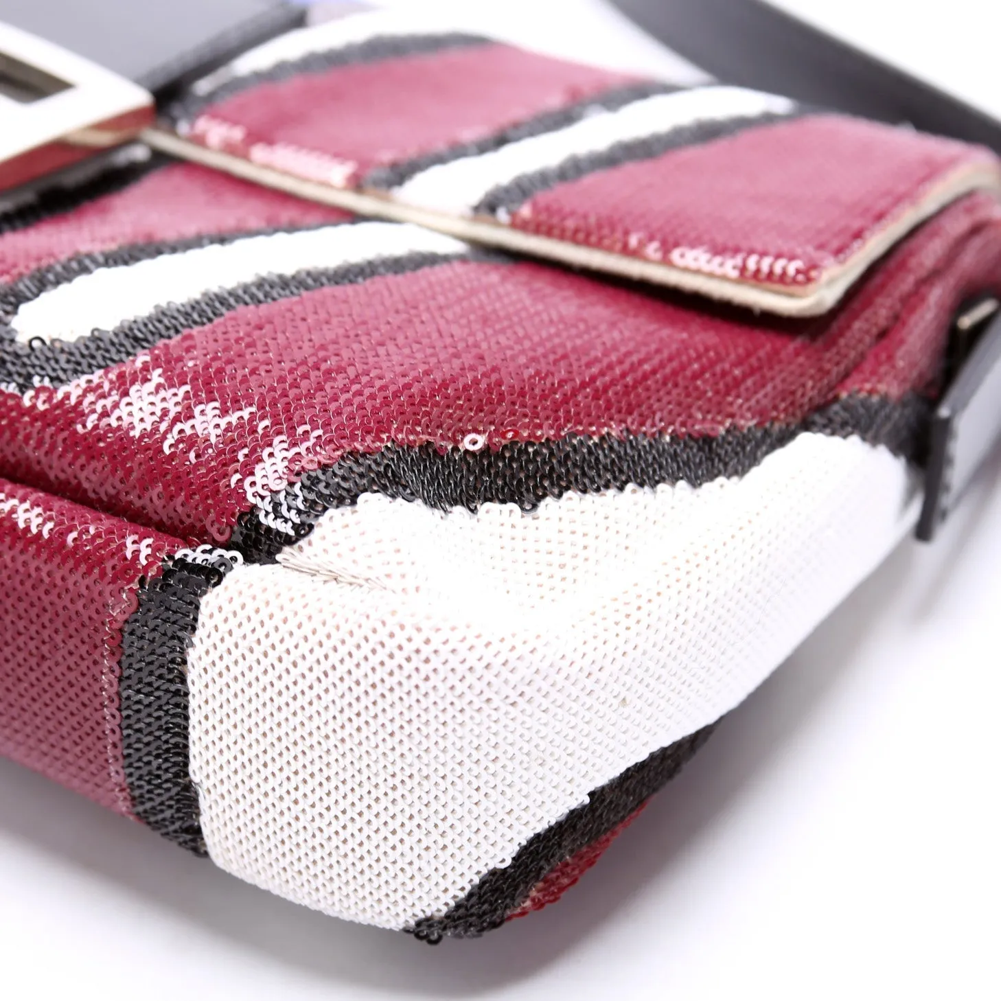 Baguette Sequined Zebra Stripe 8BR600
