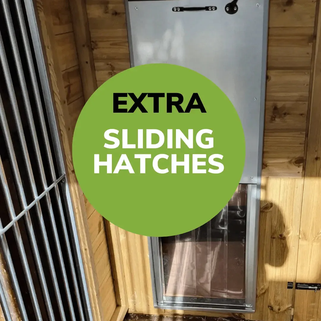 Benchmark Dog Kennel with Apex Roof - Triple 15 x 8ft, Eco Thermal Range