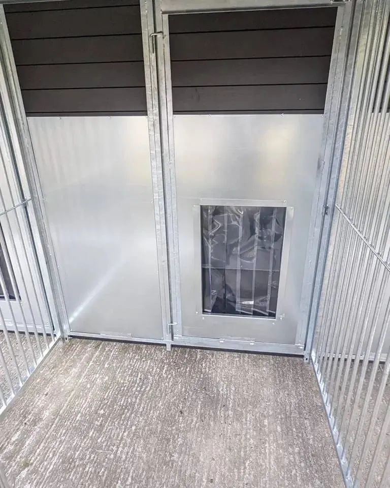 Benchmark Dog Kennel with Apex Roof - Triple 15 x 8ft, Eco Thermal Range