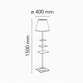 Bibliotheque Nationale Floor Lamp