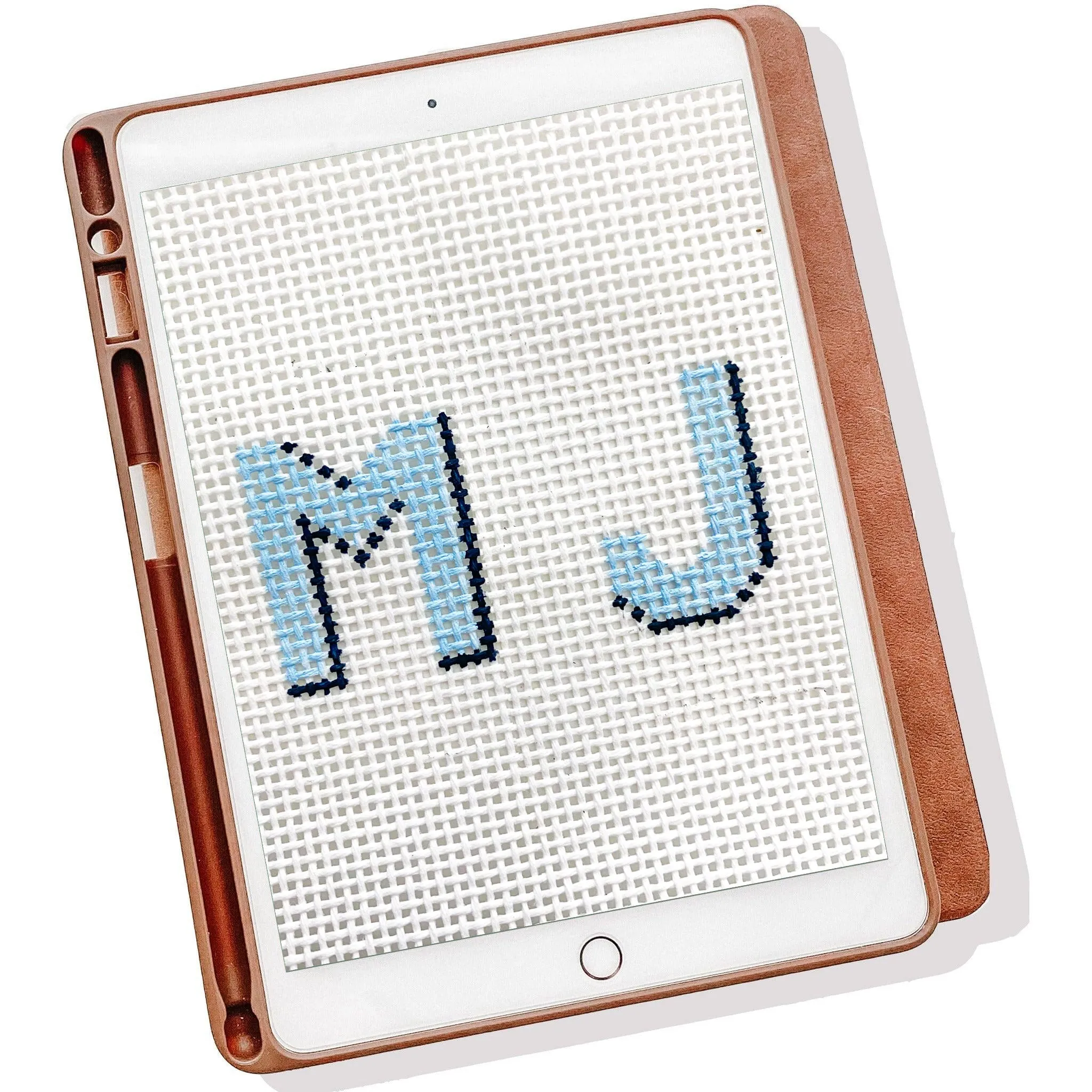 Block Letter Needlepoint Chart - Digital Download