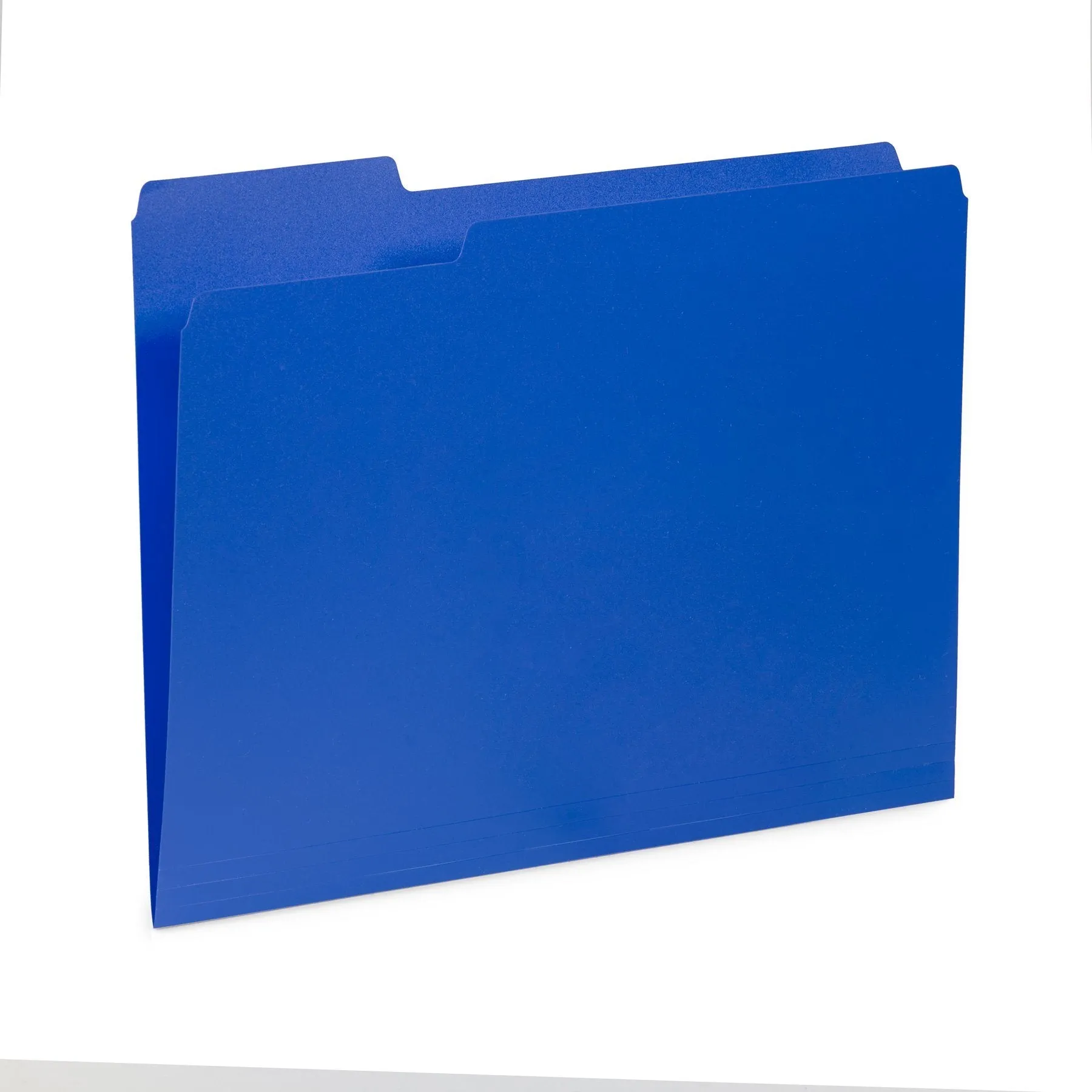 Blue Summit Supplies Plastic File Folders, Letter, 1/3 Tab, Assorted Colors, 30 Pack
