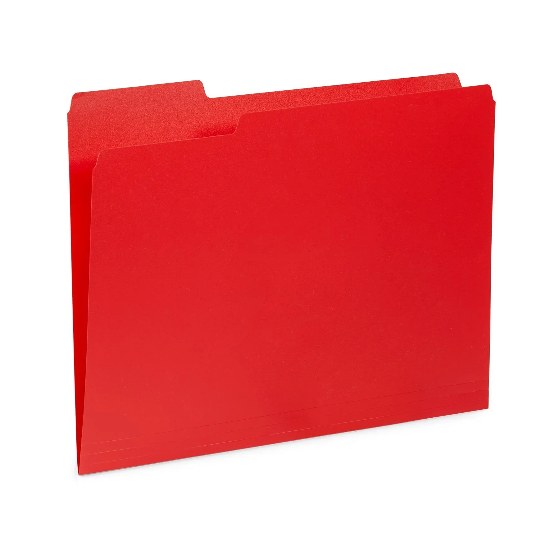 Blue Summit Supplies Plastic File Folders, Letter, 1/3 Tab, Assorted Colors, 30 Pack