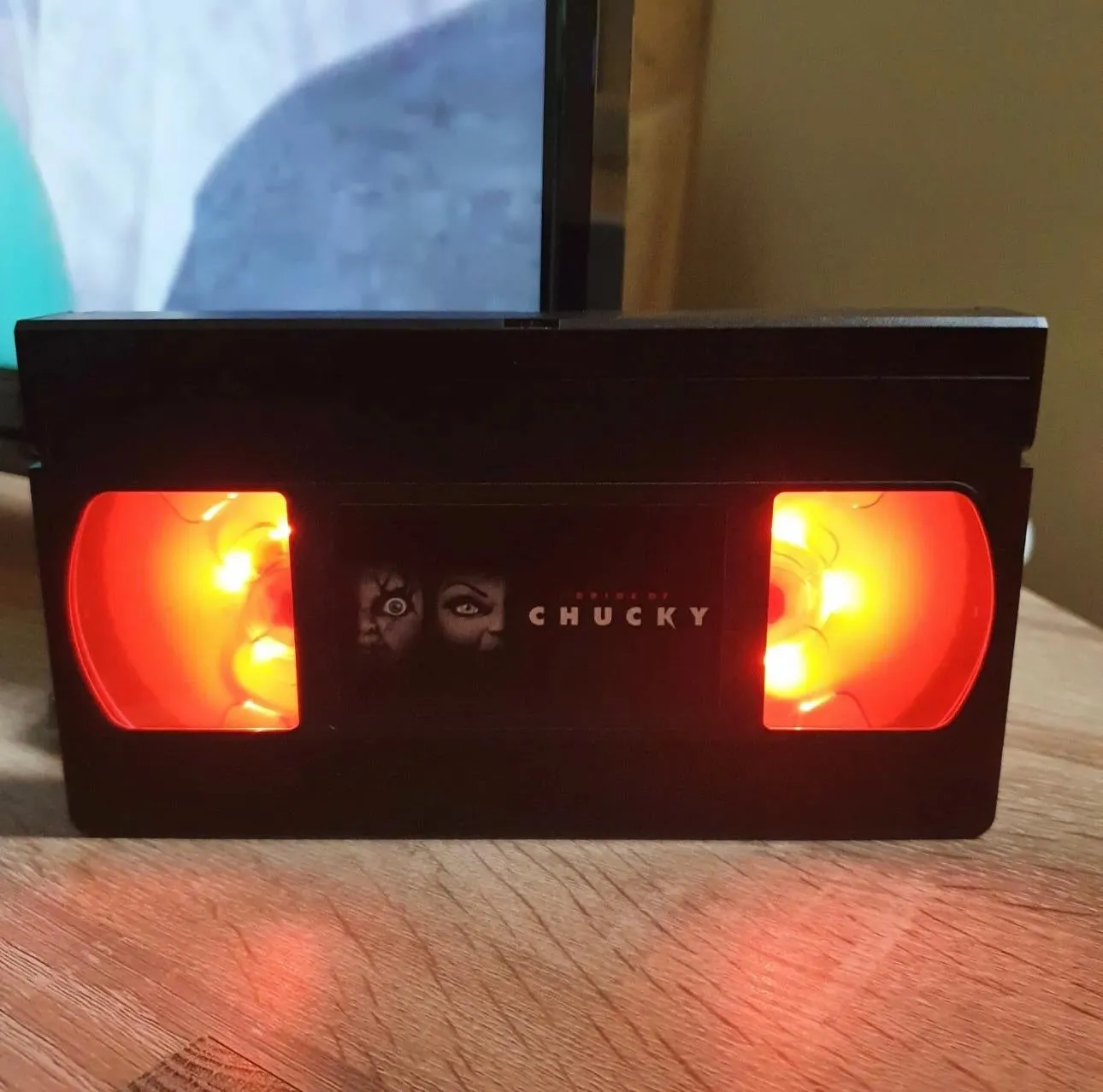 Bride of Chucky (1998) VHS LED Lamp