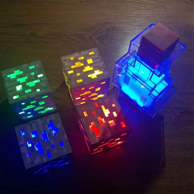 Brownstone Ore LED Light Playroom Decoration USB Rechargeable Bedroom Night Light Children's Holiday Gift  Home Decor