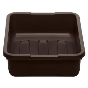CAMBRO, CAMBOX POLYETHYLENE PLASTIC TUB- DARK BROWN